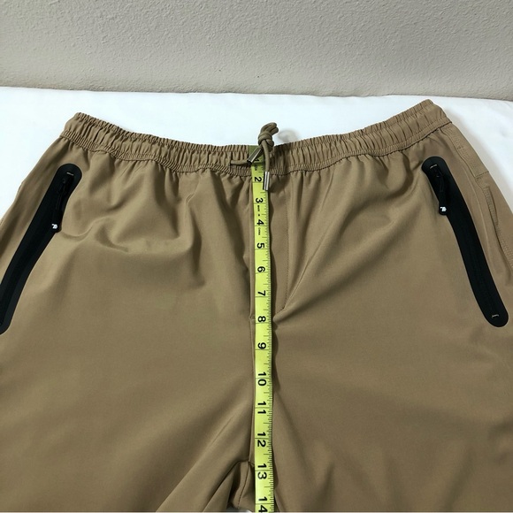 Travels Together By You Ruched Drawstring Waist Pocket Lightweight Khaki Pants L - Picture 13 of 16